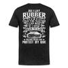 Spreadshirt As I Lay Rubber Down The Street Racer Gift Men's Premium T-Shirt, L, Charcoal Grey view 1