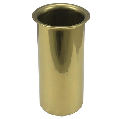 SeaLux Marine 1" D x 3" L BRASS Drain Tube for TRANSOM MOTORWELL, LIVEWELL, Baitwell (1" x 3" L)