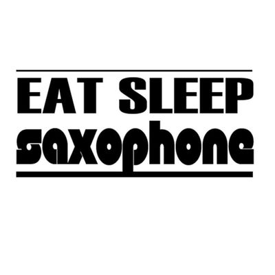 Custom Brother - EAT Sleep Saxophone Car Laptop Wall Sticker e21