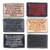 Antrix 6 PCS Tactical Joshua 1:9 Bible Verse 210 Have I NOT COMMANDED You Patch Hook and Loop Fastener Joshua 1:9 Be Strong and Courageous Emblem Badge Patch -4"*2.25" view 1