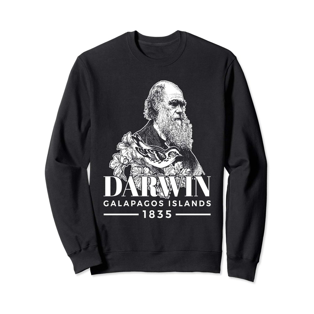 Charles Darwin Sweatshirt Galapagos Island Shirt