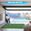 Golf Putting Green/Mat-Golf Training Mat- Professional Golf Practice Mat- Green Long Challenging Putter for Indoor/Outdoor view 2