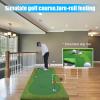 Golf Putting Green/Mat-Golf Training Mat- Professional Golf Practice Mat- Green Long Challenging Putter for Indoor/Outdoor view 3