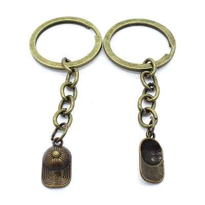 5 Items Keychain Keyring Key Tags Chains Rings Jewelry Bag Charms AA442 Baseball Cap