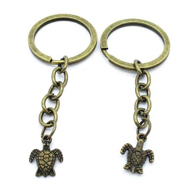 100 Items Keychain Keyring Key Tags Chains Rings Jewelry Bag Charms AA441 Turtle Tortoise