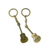 5 Items Keychain Keyring Key Tags Chains Rings Jewelry Bag Charms Y5HR7 Guitar view 1