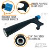 Boat Hook for Pole, Works with Push Pole with 3/4" Thread Screw End, Docking Stick for Boats, Pontoon, Marine Boating Accessories (Hook Only) view 3