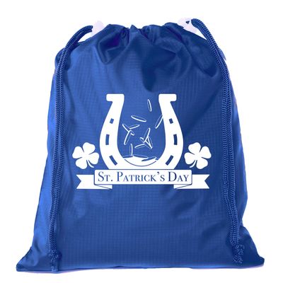 Mato & Hash St Patrick's Day Goodie Bags, Mini Drawstring Cinch Sacks, Small Gift Bags - 10PK Pink CA2655Patty S2
