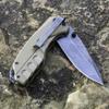 Smith's 50995 Battleplan Pocket Knife  Tan  3.35 Stainless Steel Lock Back Blade  Easy Open Flipper  Everyday Carry Work, Military, Hunting, Outdoor  Straight Edge Tactical Knife  Foldable view 3