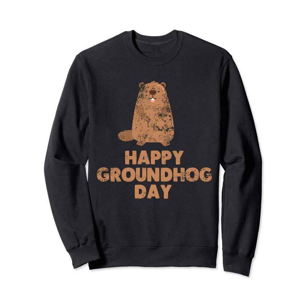 Awesome Happy Groundhog Day Sweater Gift