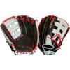 Miken | PLAYERS SERIES Slowpitch Softball Glove | Sizes 14" | LHT | Black / White view 1