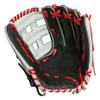 Miken | PLAYERS SERIES Slowpitch Softball Glove | Sizes 14" | LHT | Black / White view 2