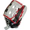 Miken | PLAYERS SERIES Slowpitch Softball Glove | Sizes 14" | LHT | Black / White view 4