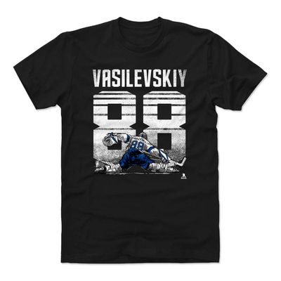 500 LEVEL Andrei Vasilevskiy Shirt (Cotton, XX-Large, Black) - Andrei Vasilevskiy Retro W WHT