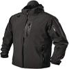 BLACKHAWK! Men's XXXX-Large Black Tactical Softshell JKT Black, Poly Bag view 1
