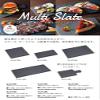 Captain Stag UP-2596 Multi-Slate Lunch Board, 9.8 x 5.5 inches (25 x 14 cm) view 3