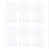 LSTYLE Dart Flight Accessory: 2-Pack Shell Lock Punch Rings for Paper/Foldable Dart Flights - Milky White view 2