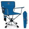 Goplus Swivel Camping Chair, Portable Lawn Chair for Adults w/Cup Holder & Carrying Bag, Folding 360-degree Free Rotation Chair for Fishing Picnic Hiking Hunting Outdoor (Blue) view 1
