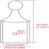 NRC&XRC Marine 2PCS Bimini Top Stainless Steel End Ball 7/8" Marine Bimini Ball Top Fittings view 3