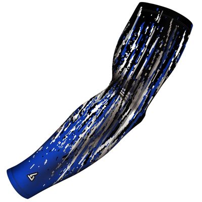 B-Driven Sports Premium Pro-Fit Compression Arm Sleeve for Men & Women - For Sports Protection - Single, Digital Designs