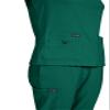 KOI Basics Becca Women's 4-Pocket Stretch Scrub Top Hunter Large view 4