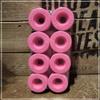 Sure-Grip Velvet Roller Skate Indoor Wheels | Constructed with Vanathane Wheel Material | Fits Precision Bearings - Suitable for Beginners also - Made in USA - 55mm x 31mm- Set of 8 Wheels (Pink) view 3