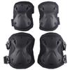 AOUTACC Combat Knee & Elbow Protective Pads Set for Outdoor CS Paintball Game Cycling Safety Skateboarding Gear Skates Knee Protection Guard Pads (Black) view 1
