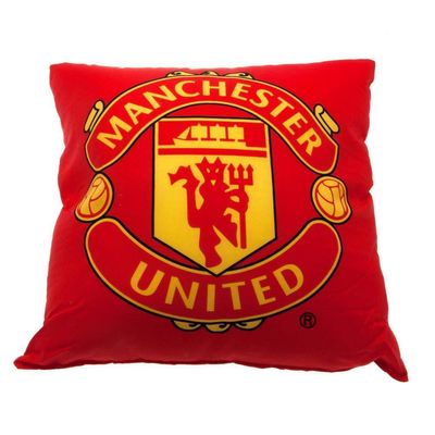 Manchester United FC Cushion (One Size) (Red)