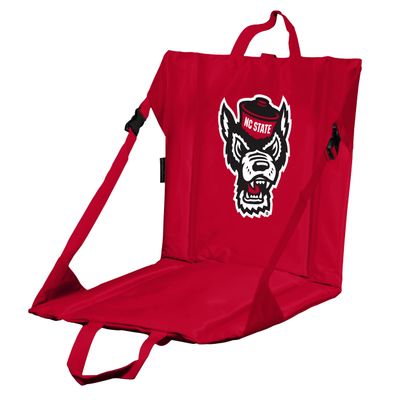 Logo Brands NCAA NC State Wolfpack Unisex Portable Foldable Stadium Seat with Back Support  16" x 14.5" Seating Area, One Size, Team Color, Ideal for Outdoor and Sporting Events