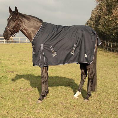 Rhinegold Torrent Outdoor Rug - 4/3 - Black