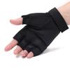 Sports Half Finger Gloves Fitness Non-Slip Cycling Gloves with Adjustable Wristband for Any Season for Men and Women (Black, M) view 2
