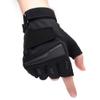 Sports Half Finger Gloves Fitness Non-Slip Cycling Gloves with Adjustable Wristband for Any Season for Men and Women (Black, M) view 4