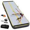 AKSPORT Air Mat Tumble Track Gymnastics Tumbling Mat Inflatable Floor Mats with Air Pump for Home/Tumble/Gym/Training/Cheerleading/Parkour 10/13/16/20/23/26/29/33ft (yellow-black, 300x150x15cm) view 1