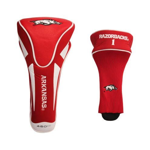 NCAA Arkansas Razorbacks Apex Driver Golf Club Headcover Red/White