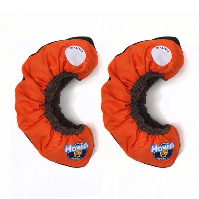Howies Hockey Skate Guards - Ice Skate Soakers - Orange Youth Blade Protectors