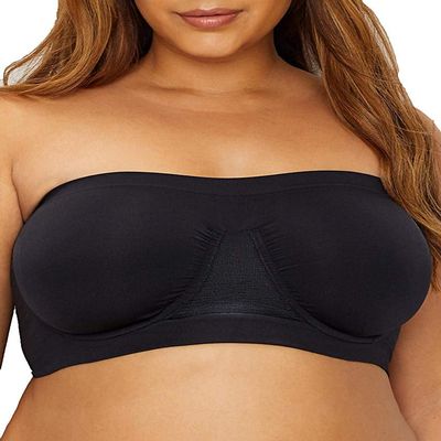Ahh By Rhonda Shear womens Ahh By Rhonda Shear Women's Angel Seamless Underwire Bra, Black, 3X US