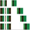 White Water Archery Laminated Green Traditional 6 Crest Arrow Wraps 15 pk Choose Length Width (5, 1.12) view 1