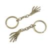 5 Items Keychain Keyring Key Tags Chains Rings Jewelry Bag Charms G4CZ9 Skull Hand view 1