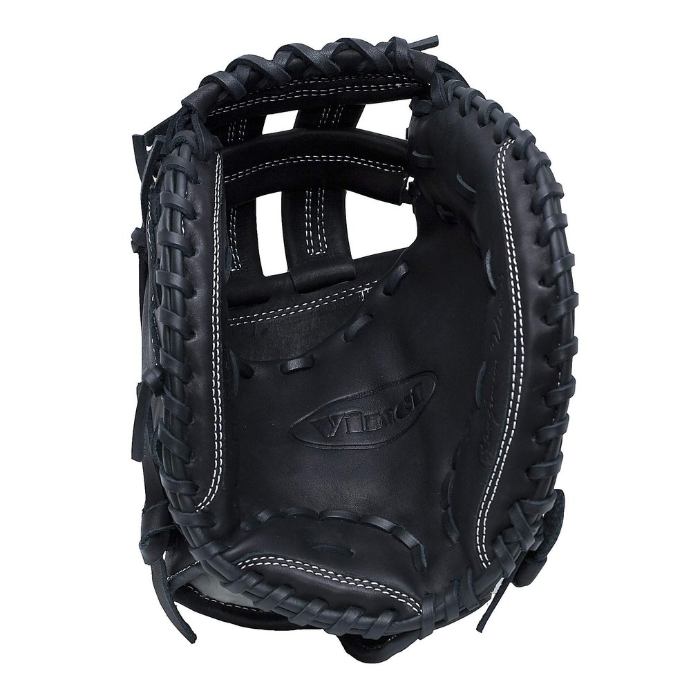 Vinci Mesh Series JCV-VM Black with Black Mesh 33" Fastpitch Softball Catchers Mitt (Left Hand Throw)