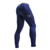 Ouruikia Men's Thermal Underwear Pants Modal Long Johns Tagless Lightweight Thermal Bottoms Separate Pouch (Blue, X-Large) view 2