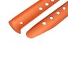 Aexit 6pcs 9.1-inch Home hardware Aluminium Alloy Sand Snow Tent Stake Orange for Camping Hiking Model:81as597qo264 view 3