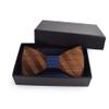 Bowtie Handmade Customized Wood Bow Tie Set Creative Wooden Nice Designer Formal Woven Cravat with Box view 3