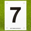 Vermont A4 Number Plates for Sports Pitches & Courts [1-12] | High-Visibility Number Plates (7) view 1