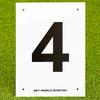 Vermont A4 Number Plates for Sports Pitches & Courts [1-12] | High-Visibility Number Plates (7) view 2