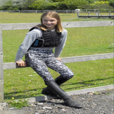 Rhinegold Childs Pro Comfort Body Protector-Medium -Black