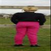Rhinegold Childrens Jodhpurs -26-Raspberry view 2