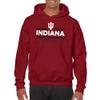 AH1144 - Indiana Hoosiers Double Bar Logo Hoodie - Large - Cardinal view 2