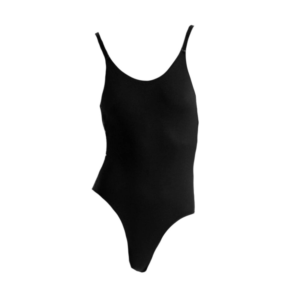 Silky Childrens Girls Invisible Low Back Dance Camisole (5-7 Years) (Black)