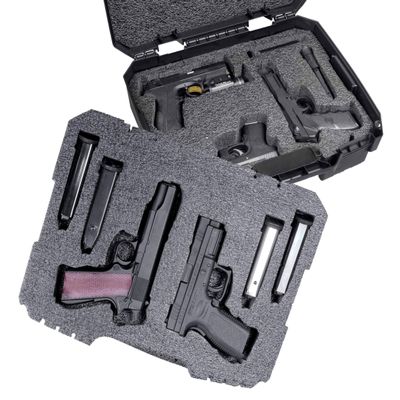 Case Club Pre-Cut 5 Pistol Carrying Case