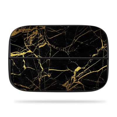 MightySkins Skin Compatible with Elgato Game Capture hd60s - Black Gold Marble | Protective, Durable, and Unique Vinyl Decal wrap Cover | Easy to Apply, Remove, and Change Styles | Made in The USA